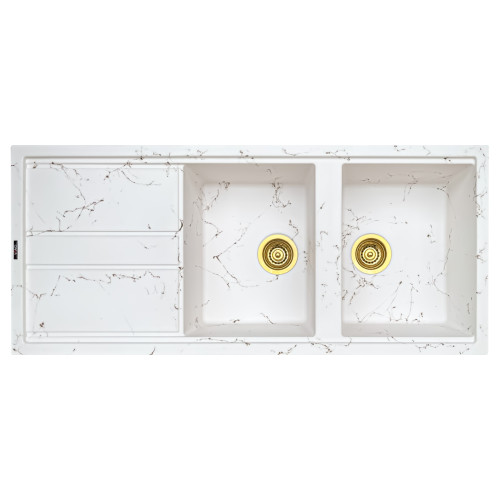سینک گرانیتی دو لگن سینی دار ونسی مدل M-920