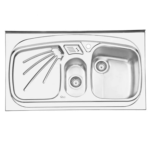 سینک ظرفشویی ایلیا استیل مدل 1012 فانتزی (پس کرایه)