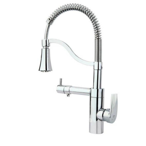 شیر ظرفشویی دوکاره راسان مدل راشل کروم(پس کرایه)