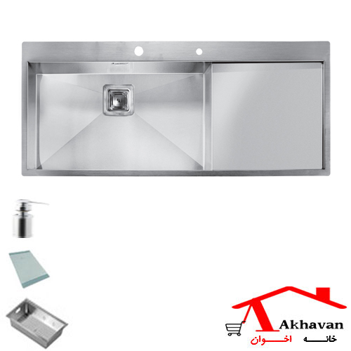 سینک ظرفشویی توکار کد 330 اخوان