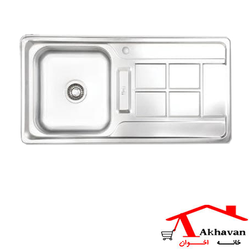 سینک ظرفشویی توکار کد 387 اخوان