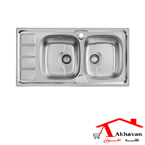 سینک ظرفشویی توکار کد 164SP اخوان