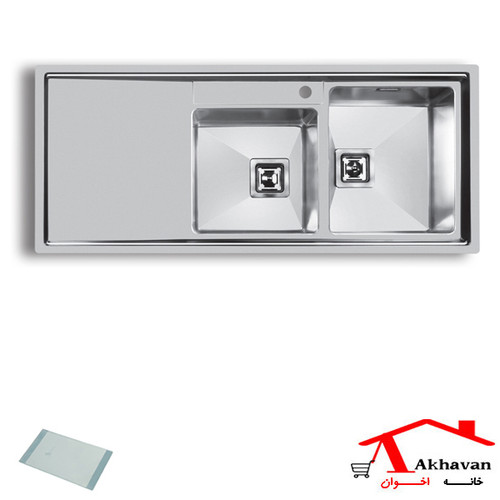 سینک ظرفشویی توکار کد 600S اخوان