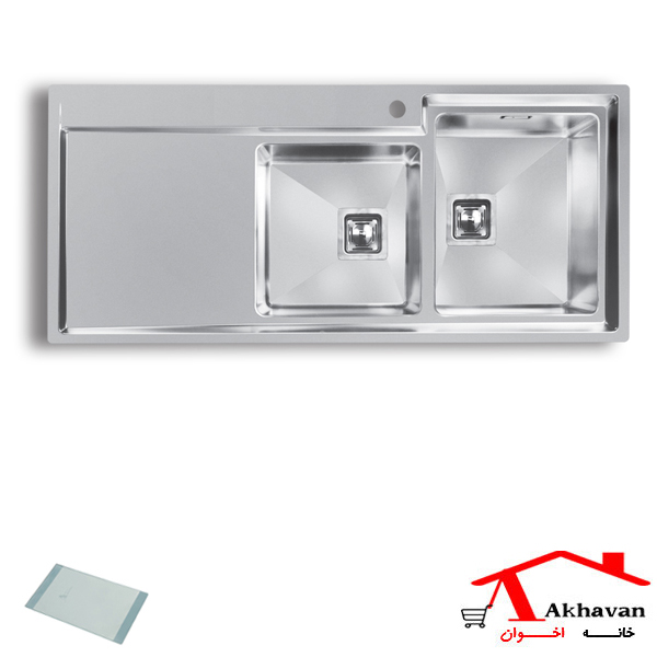 سینک ظرفشویی توکار کد 601S اخوان
