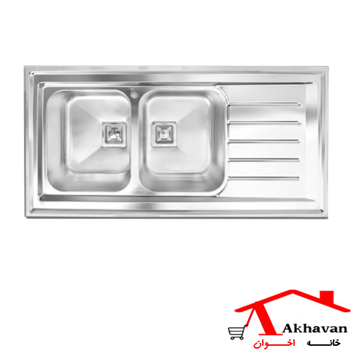 سینک ظرفشویی روکار کد 509 اخوان