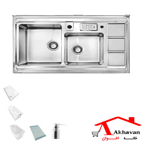 سینک ظرفشویی روکار کد 322 اخوان