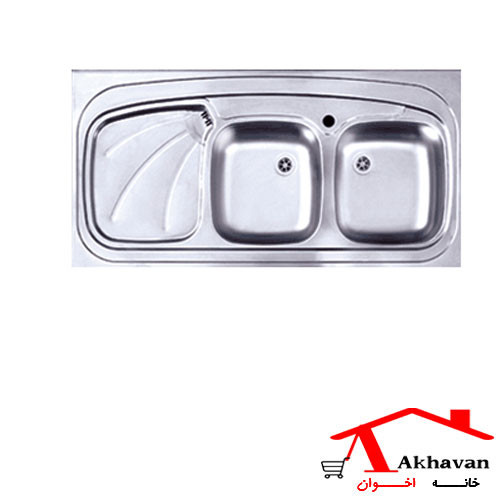 سینک ظرفشویی روکار کد 121 اخوان