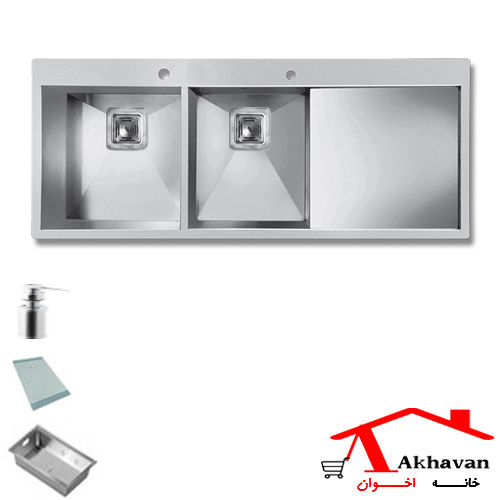 سینک ظرفشویی توکار کد 332 اخوان