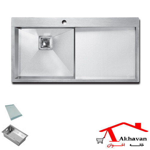 سینک ظرفشویی توکار کد 350 اخوان