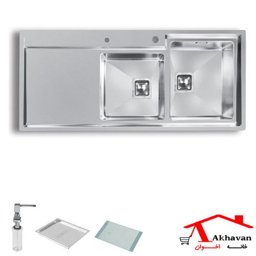 سینک ظرفشویی توکار کد 601 اخوان