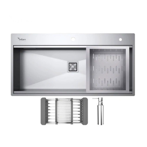 سینک ظرفشویی توکار دست ساز 40105s01 میلان برنز (پس کرایه)