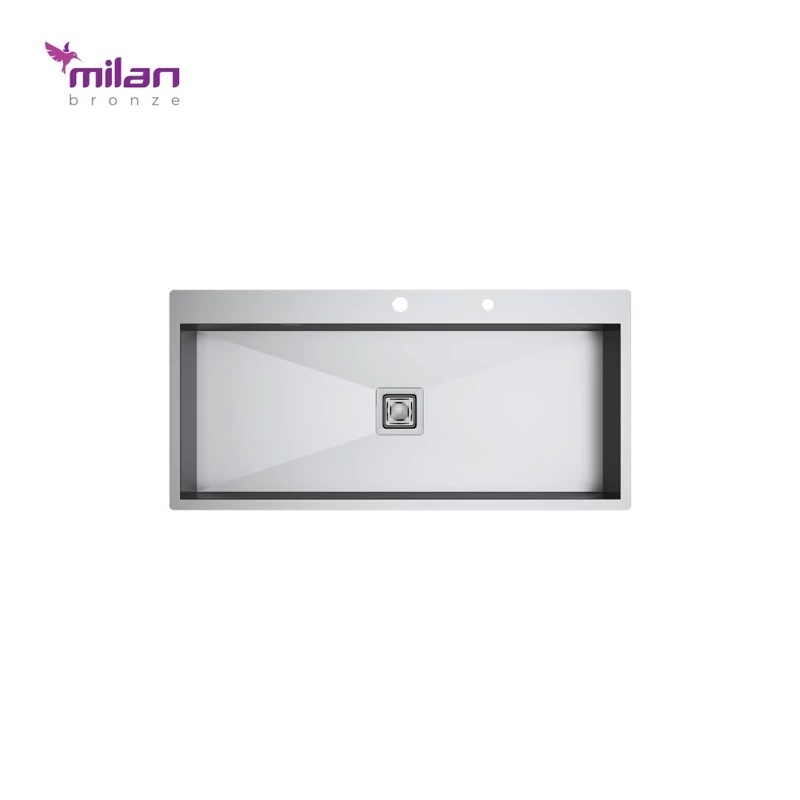 سینک ظرفشویی توکار دست ساز 40105 میلان برنز (پس کرایه )